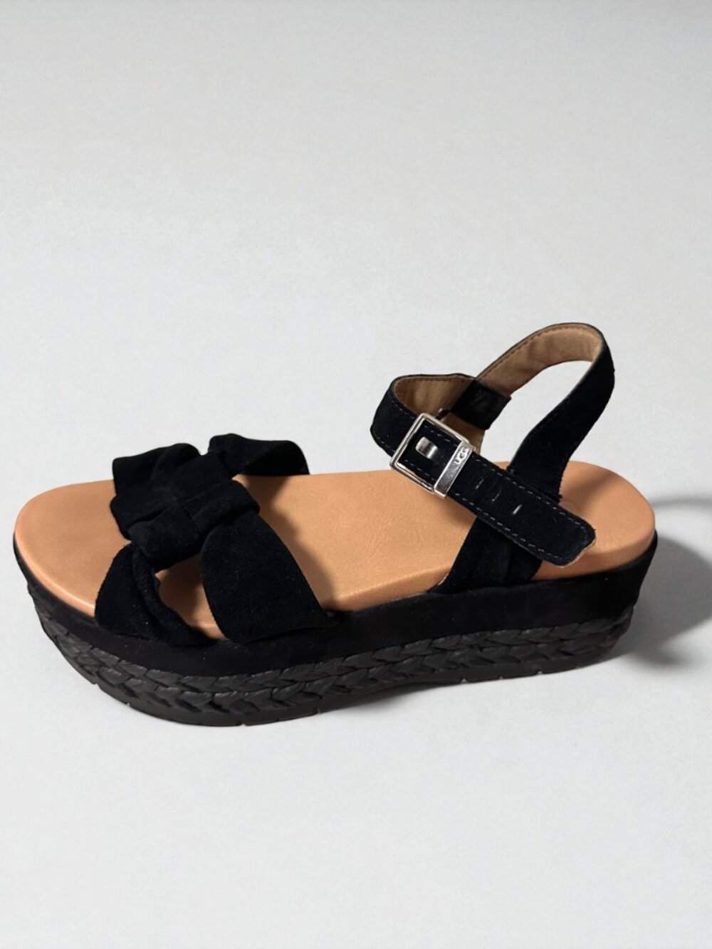 UGG Platform Sandals – Size 7 – Black - Neusch Espadrille